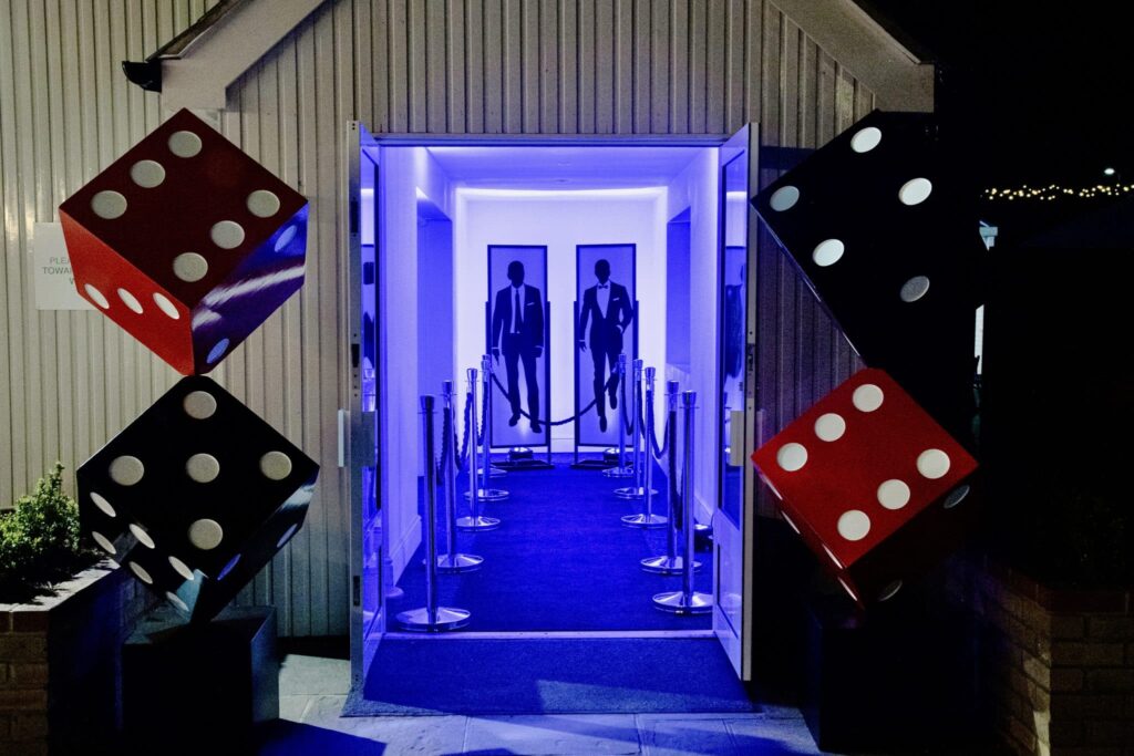 James Bond Party Entrance Beckenham