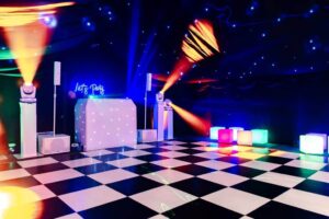 Retro UV Retro 80's Party Setup