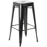 Black-Bar-Stool-For-Poseur-Table-Hire