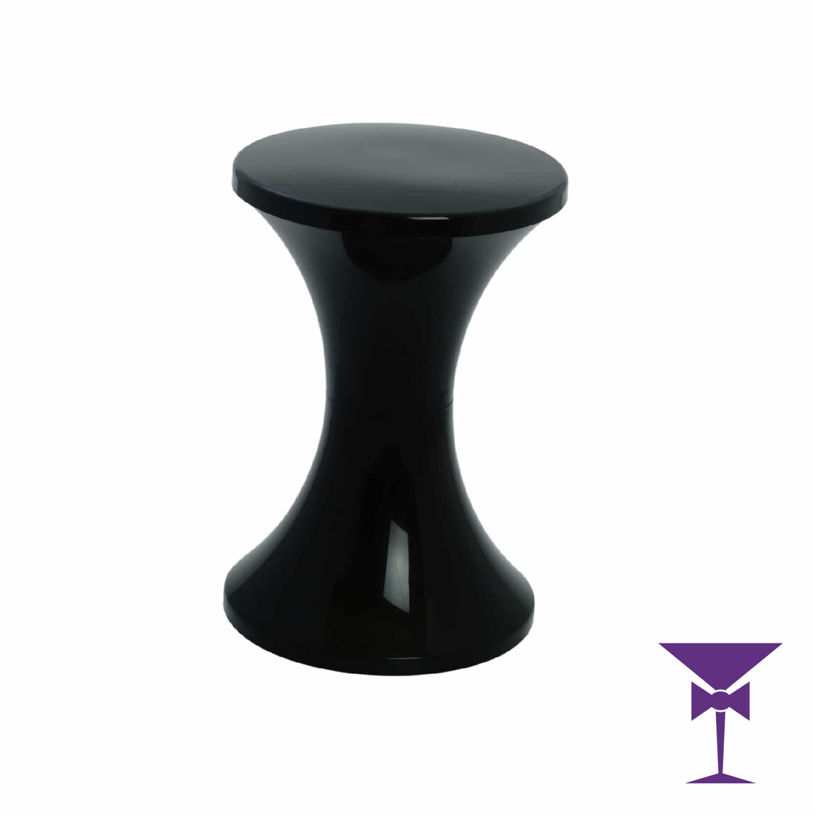Trendy black stool hire London, Kent, Surrey & Sussex