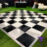 Black and White Dance Floor Hire Surrey, Sussex & Kent