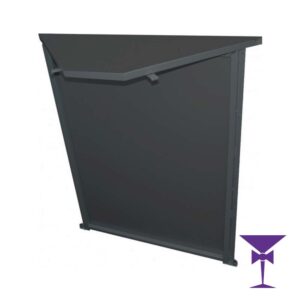 Corner-Bar-Section-Mobile-Bar-Hire-Surrey - Hire our modern gloss black full corner bar for your event. We offer bar hire in Surrey, Kent, Sussex & London.
