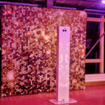 Digital-Selfie-Photobooth-Reigate - Our digital selfie photo booth and sequin backdrop at Greenwich Yacht Club