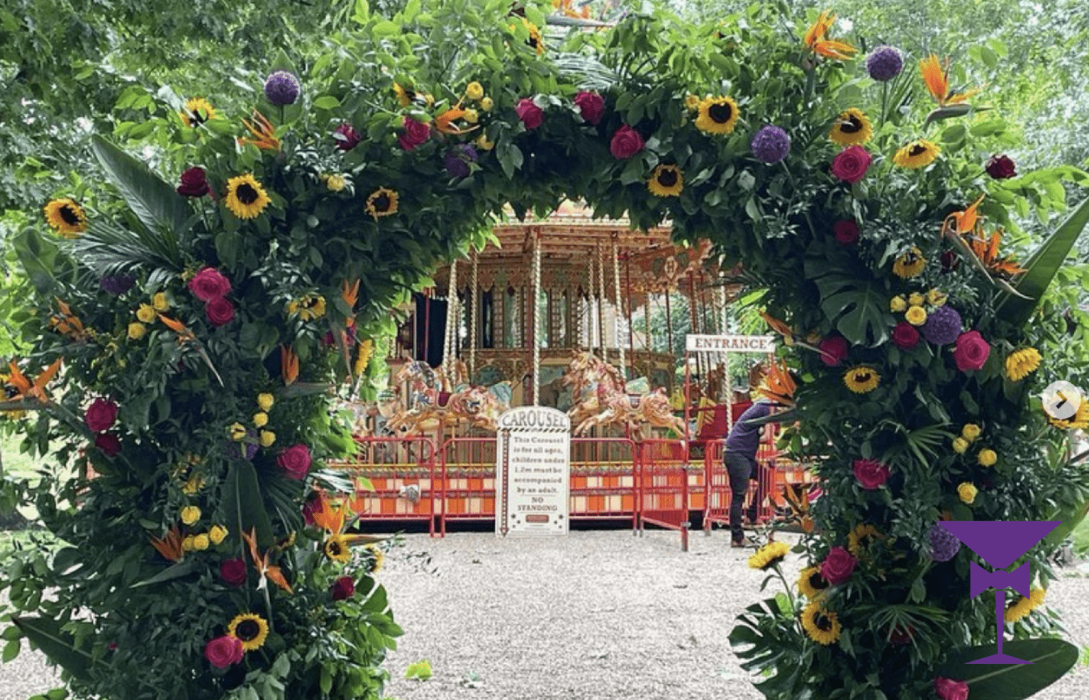 Floral Garden Party Arch from TBR Floral