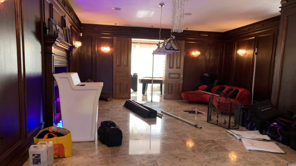 wall-draping-before