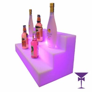 LED Bar Shelf For Drinks Hire