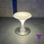 LED Champagne Table Hire White