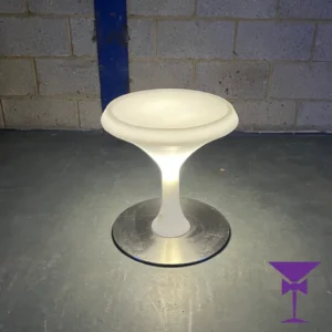 LED Champagne Table Hire White