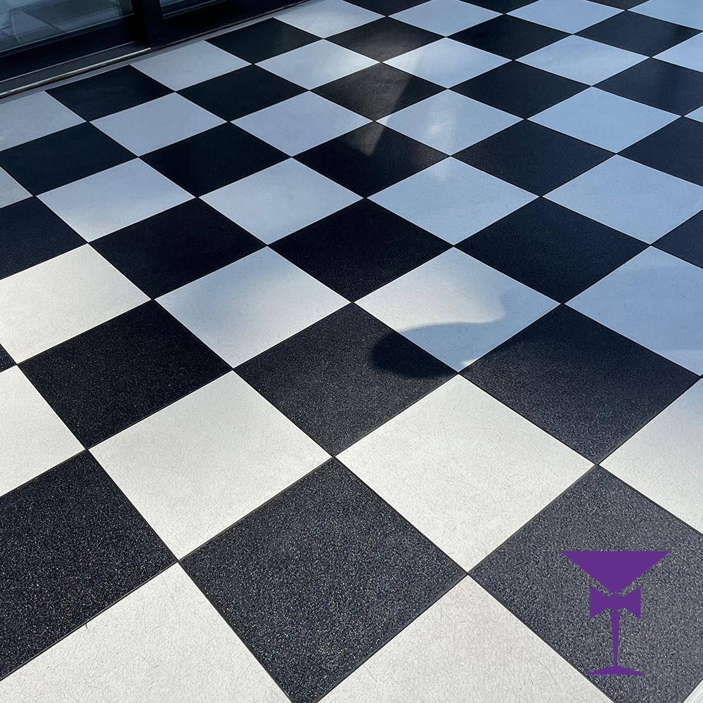 Outdoor Dance Floor Hire - Chequerboard