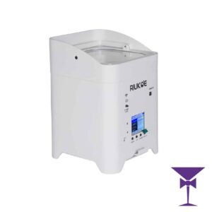 RIUK-Wireless-Uplighter-White - Cost effective wireless uplighter hire London, & Sussex