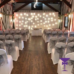 Starlit wedding backdrop for hire