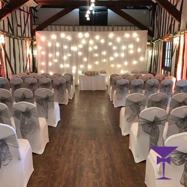 Starlit wedding backdrop for hire