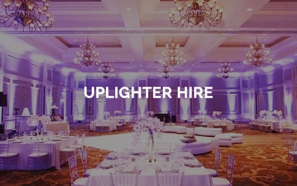Uplighter hire and venue uplighting in Kent, Surrey, Sussex & London