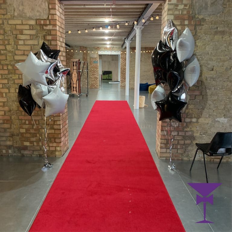 10-Metre-Red-Carpet-Hire-London - Here is our 10 metre red carpet for a xmas party in West London. This carpet looks fantastic for indoor events.