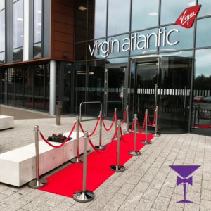 5-Metre-Red-Carpet-Hire-Package-London - Red Carpet Hire London - Professional red carpet runners for rent.