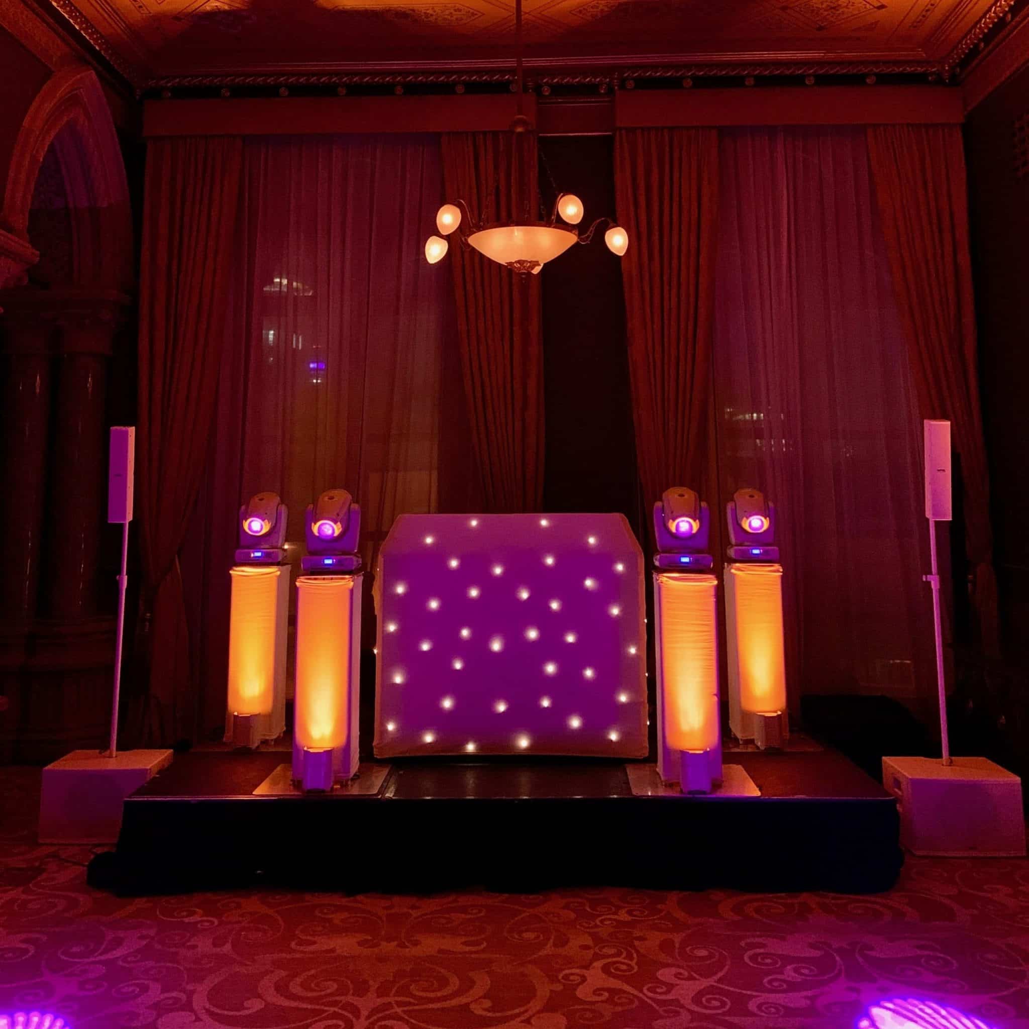 Starlit DJ Booth - Beckenham Platinum DJ Package