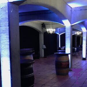 Blue Uplighting in London