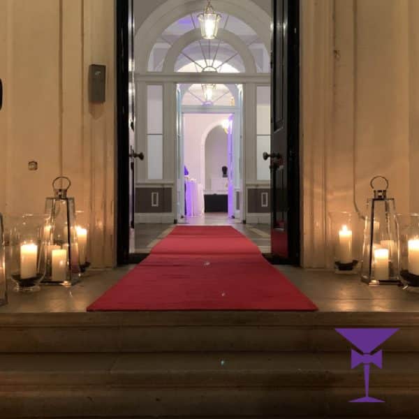 Carpet-Hire-London-Without-Posts-Ropes-01 - Luxury Red Carpet Hire at 10-11 Carlton House Terrace, St. James's, London