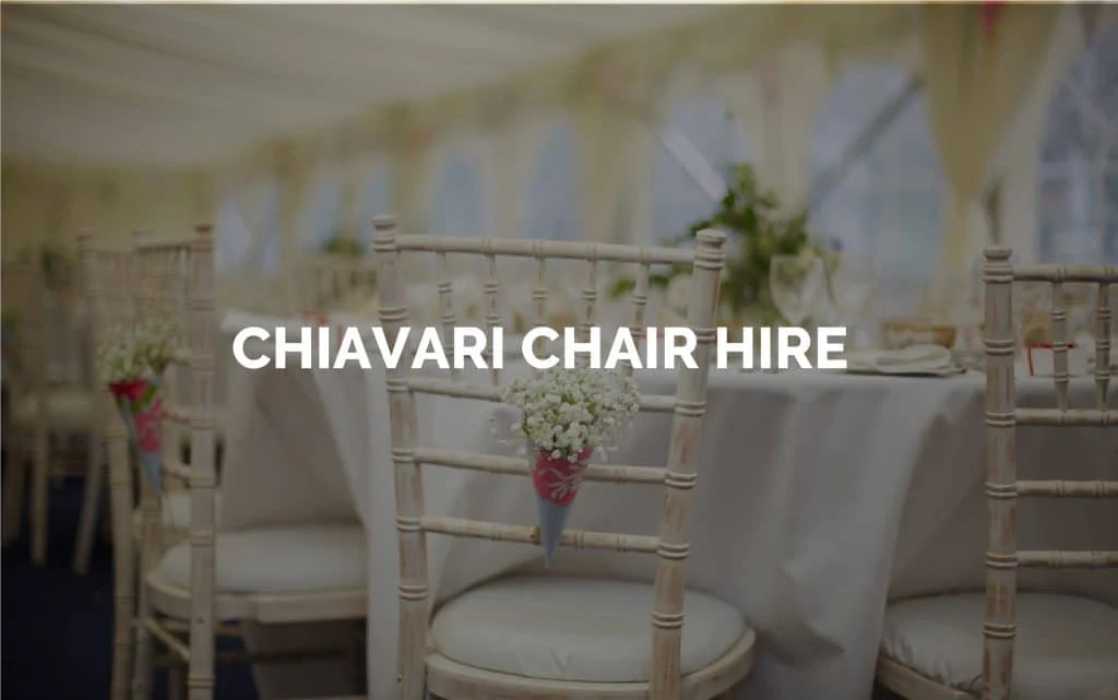 Chiavari Chair Hire for weddings and events