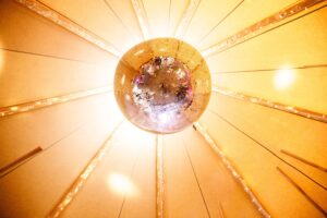 Glittter Ball In A Marquee Oxted