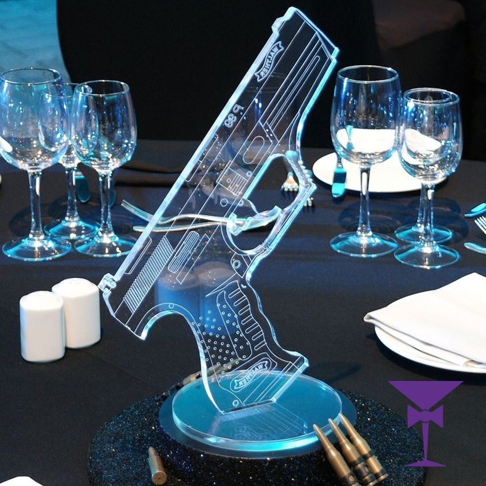 James Bond Gun Centrepiece Hire