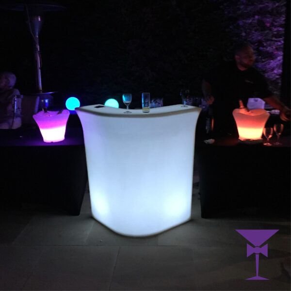 LED Corner Bar Section Hire