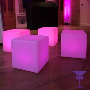 Light Up Furniture Surrey - LED Cube Hire