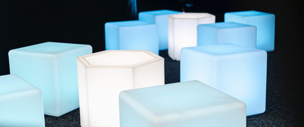 Led Light Up Furniture Hire Surrey