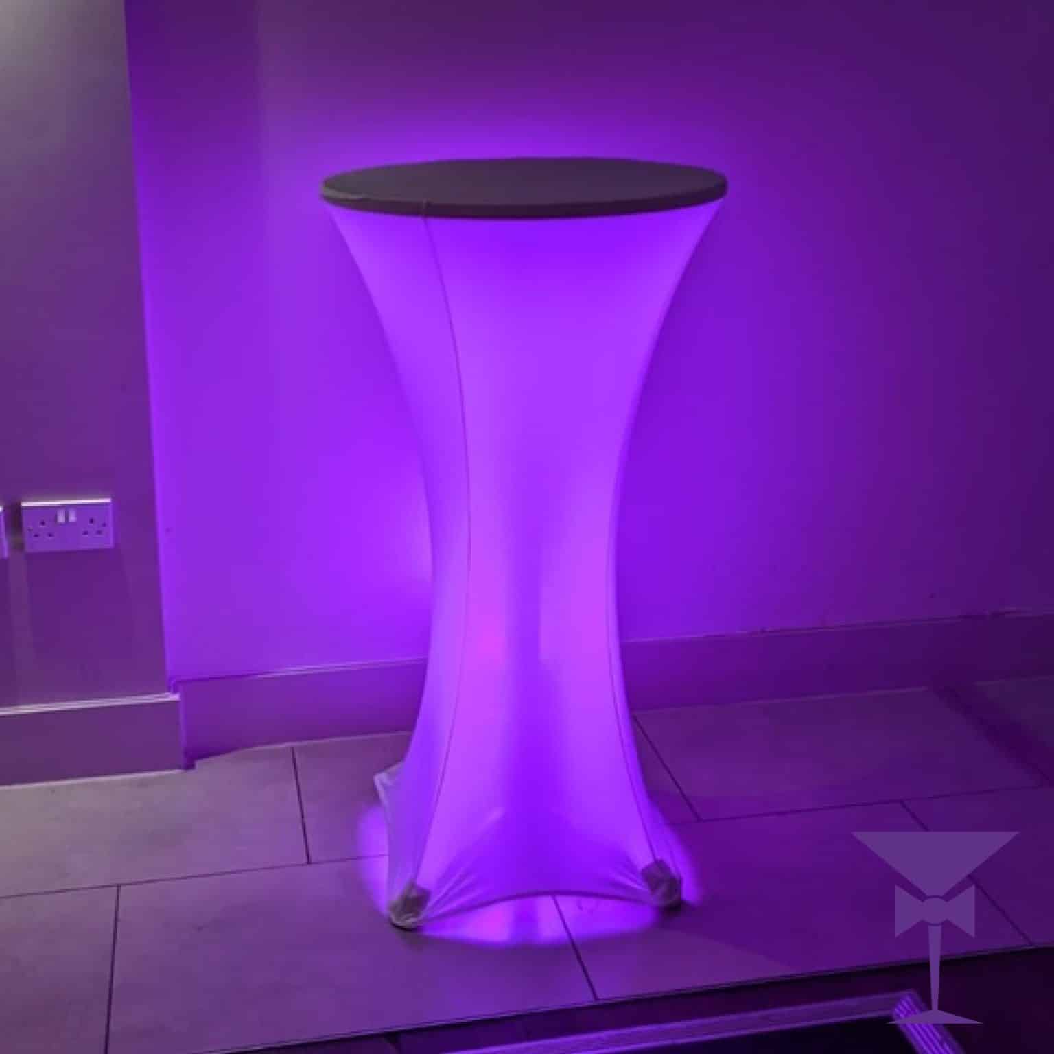 LED Poseur Table Hire