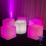 LED Seating area hire Surrey
