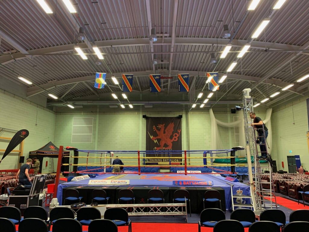 Boxing Show During Setup