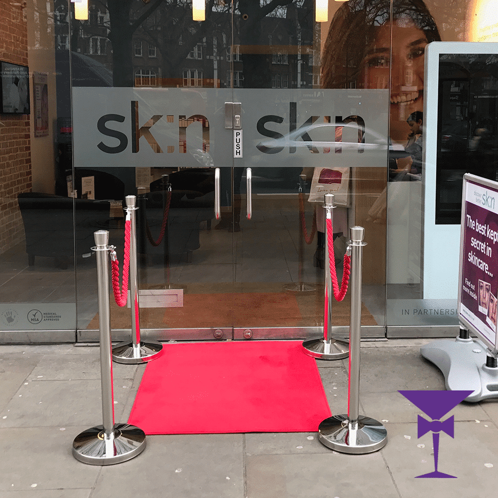 Mini red carpet package for hire in Surrey