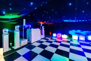 Neon 70's Themed 18th Warlingham