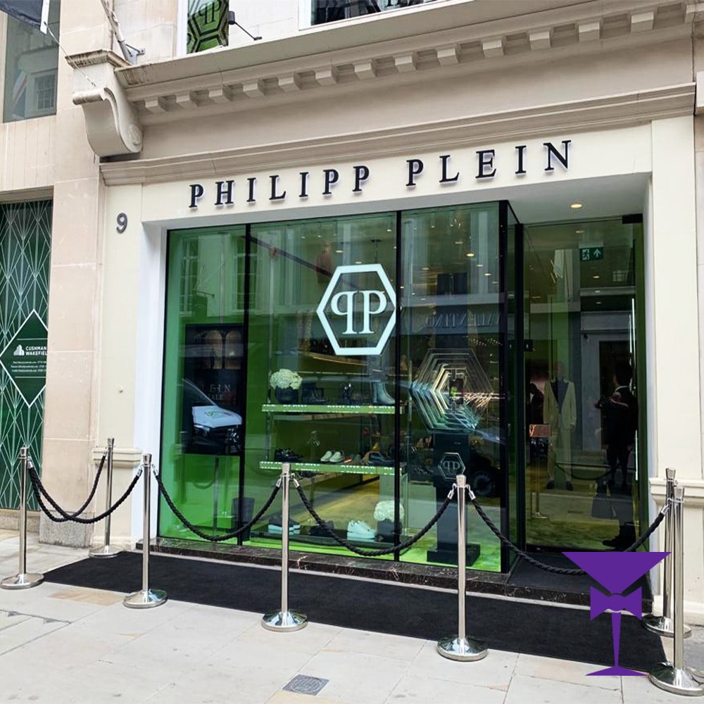 Black Carpet Hire at Philipp Plein New Bond Street