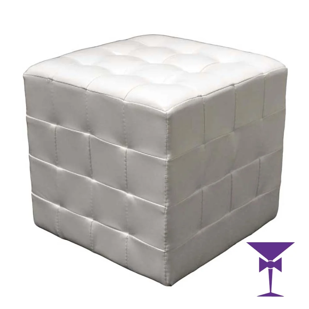 Hire stylish white Ottoman seats for your event. We offer furniture hire in London, Surrey, Kent & Sussex