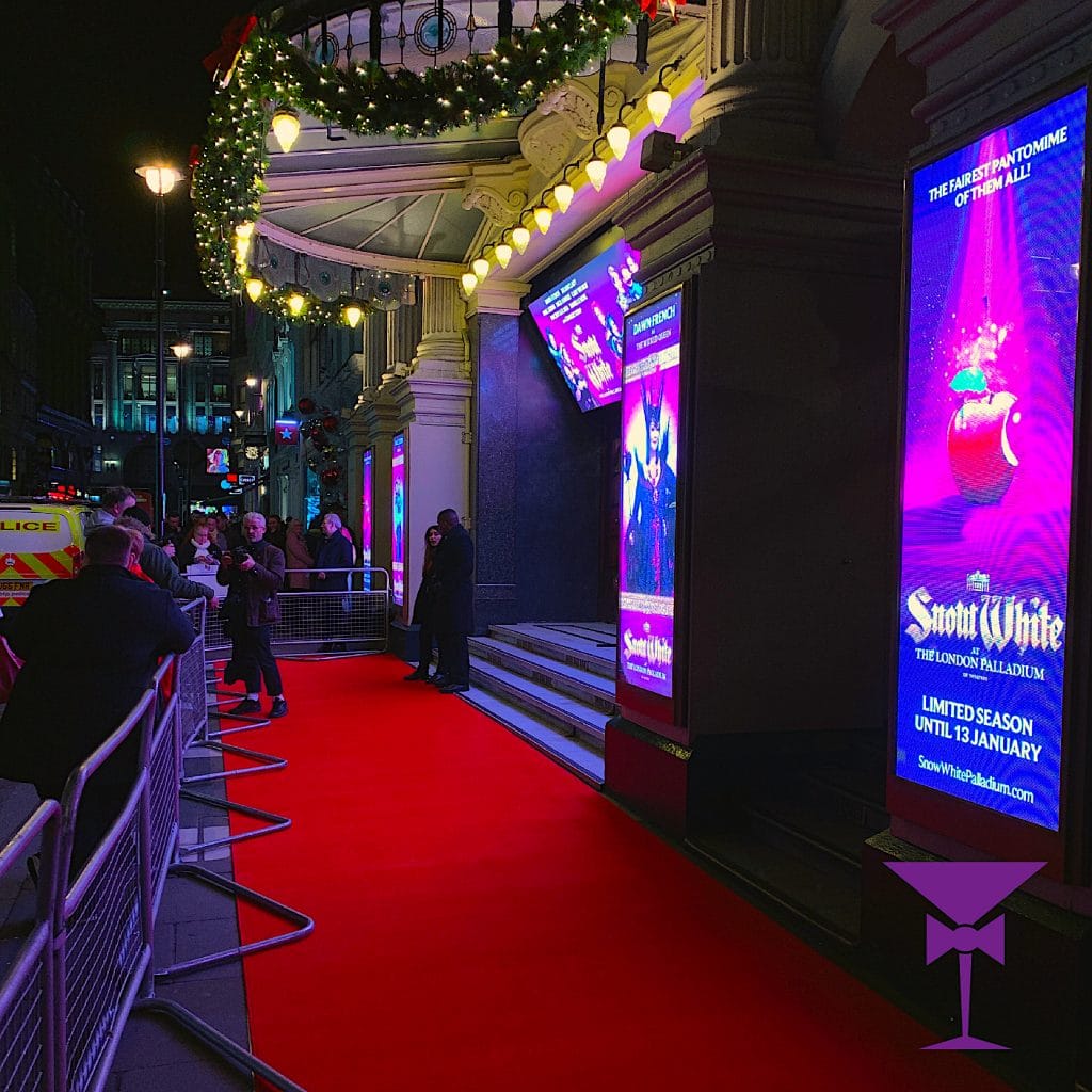 Palladium-Red-Carpet-London-Soho - A custom L Shaped red carpet for Maddox Gallery Ladbroke Grove, London