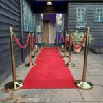 Red Carpet Hire Kent Package 1 Gold Posts rotated