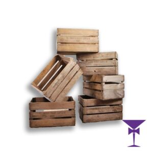Stack of Apple Crates for hire