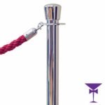 Stanchion barrier post & rope hire