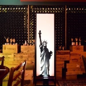 Statue of Liberty Light up Silhouette board hire
