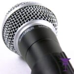 Close up of our Sure SM58 wired Microphones