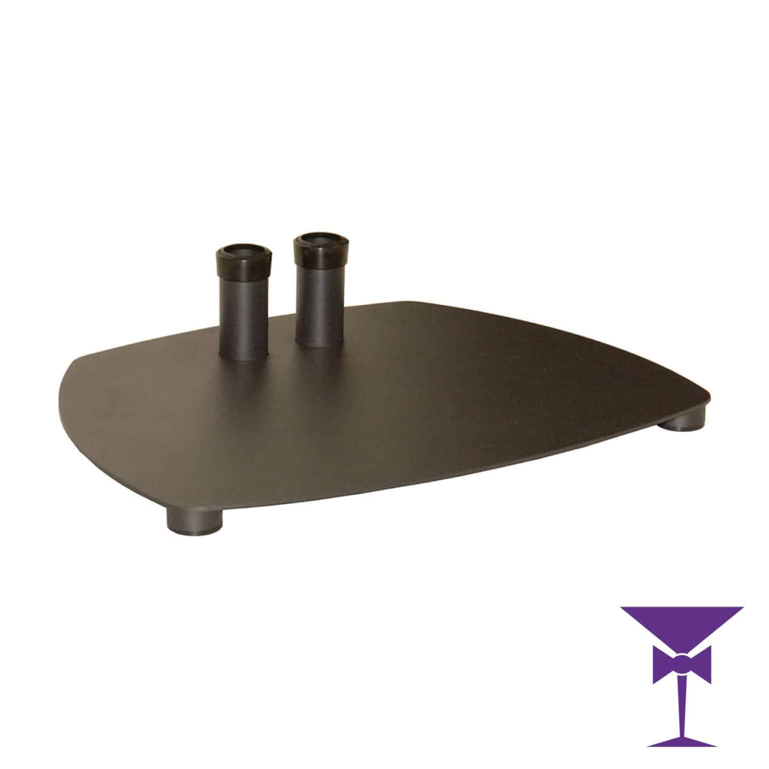 Professional weighted TV bases supplied with all TV's