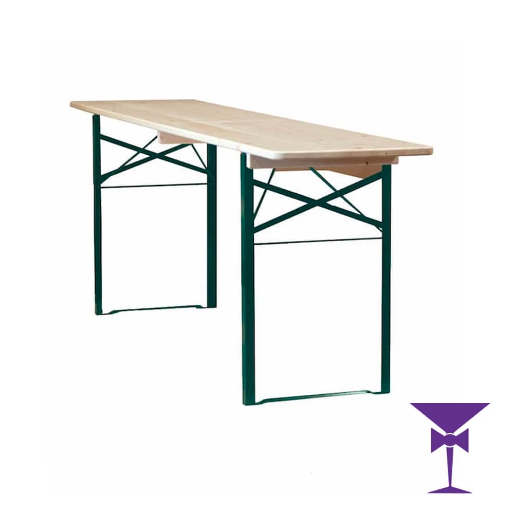 Wood Beer Table Hire
