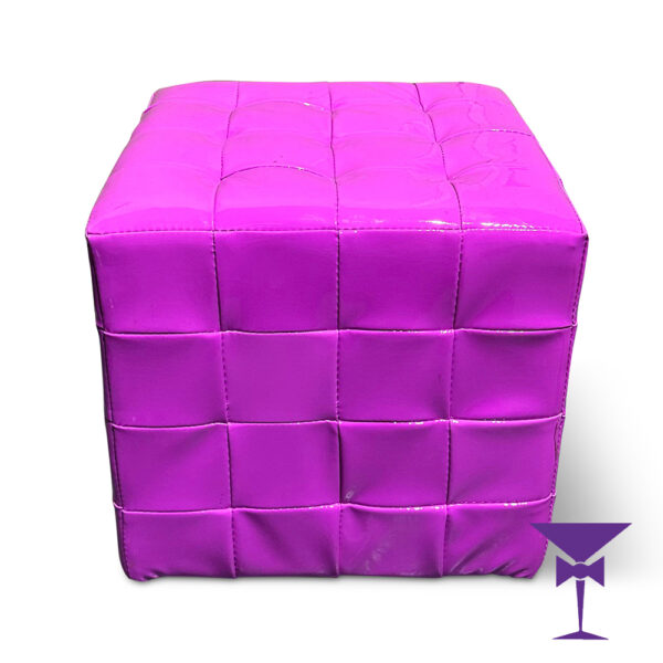 Magenta-Purple-Cube-Hire-Front-View