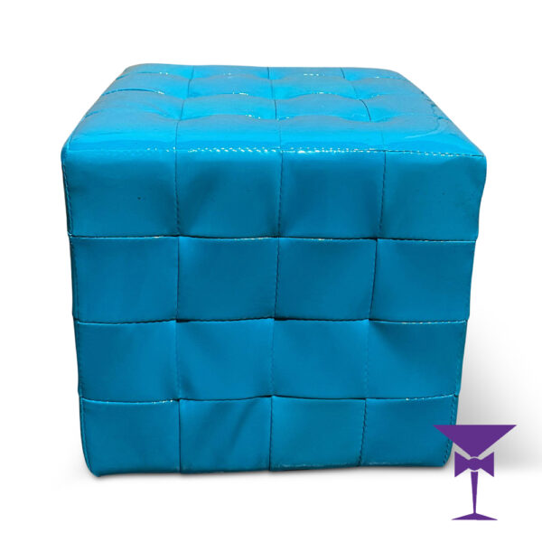 Blue Cube Seat Hire - Front View