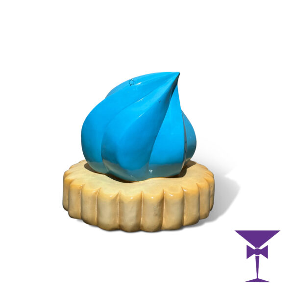 Blue Iced Gem Prop Hire - Front View