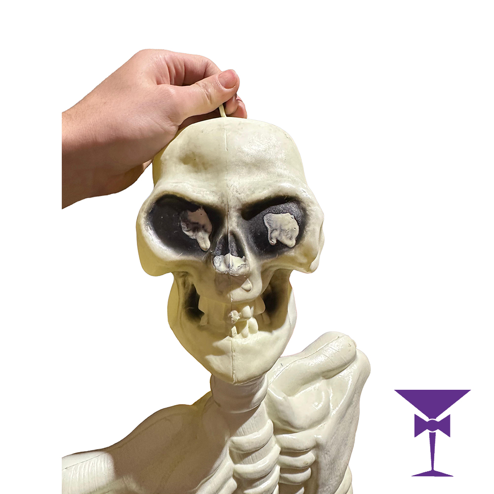 Hanging Skeleton Hire Close Up