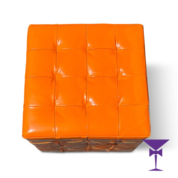 Top view of our Orange Cube seats