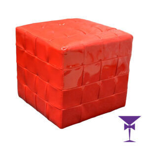 Red Cube Seats for hire from Daniel Lay Event Services