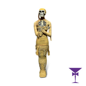 Skeleton Mummy Prop Hire in London & South East - Front View